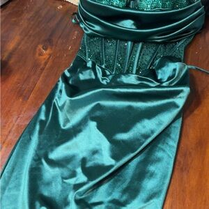 Windsor Green Mini Dress